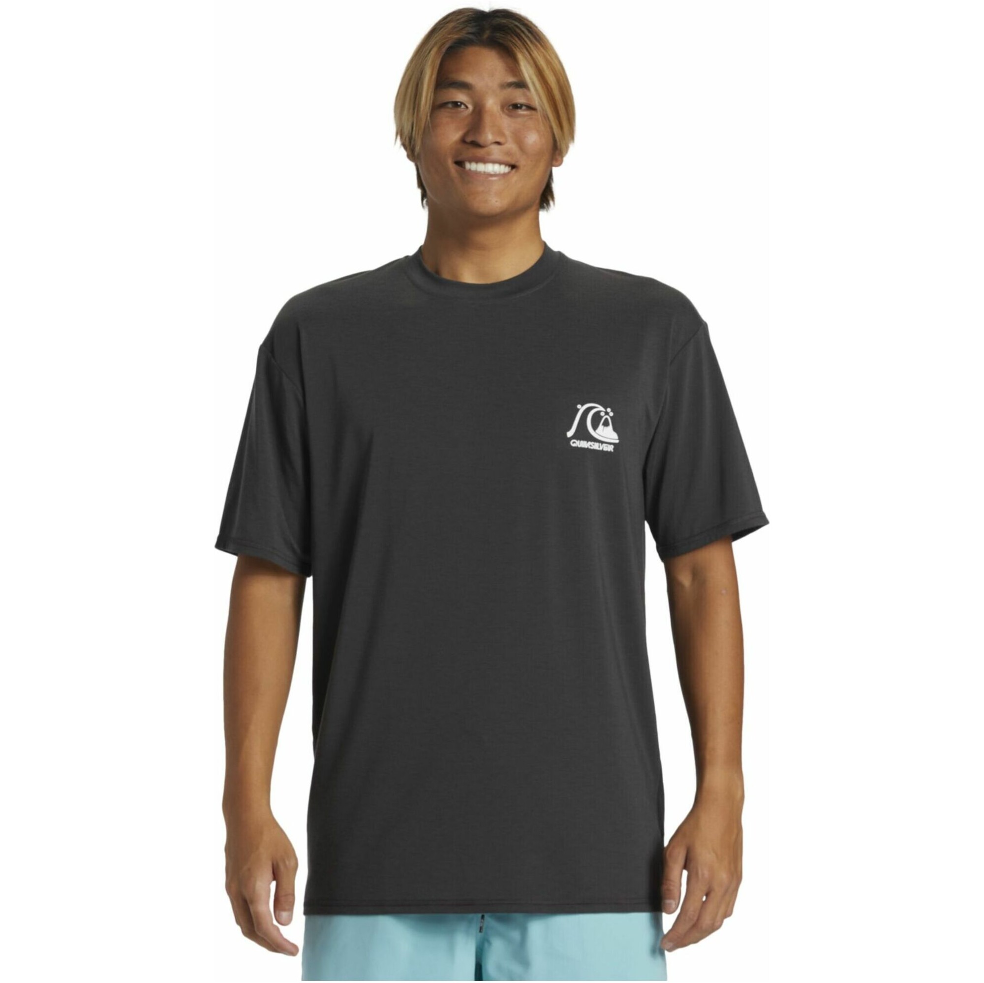 2024 Quiksilver Mens DNA UV50 Short Sleeve Loose Fit Rash Vest